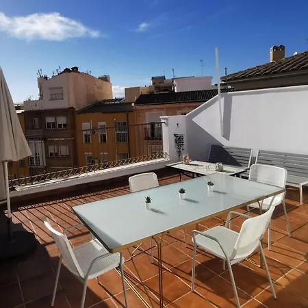 Atico Con Vistas Centro Historico / Terraza 40 M * Malaga